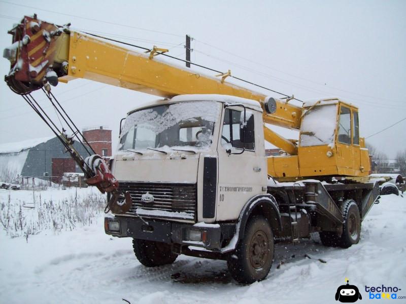 Автокран КС-3577-3 на базе МАЗ-5337 1995 года выпуска, г/п 14 тонн, вылет стрелы 14 метров, двигатель ЯМЗ-236 (после кап. ремонта), цвет-серый, крановая книга,